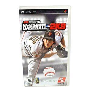 Major League Baseball 2K9 Sony PSP, 2009 Case and Manual Only